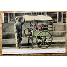 VENDEDORES AMBULANTES EL CANICERO ANTIGUA TARJETA POSTAL RARA